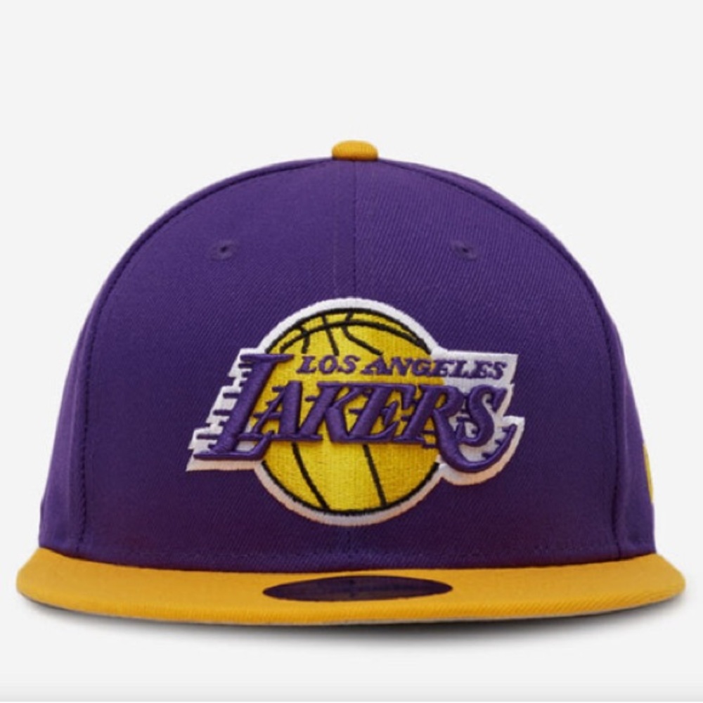 59fifty Los Angeles Lakers Two Tone Fitted Cap Size 7 7/8